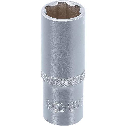 Douille pour Clé Super Lock 12,5 mm (1/2) - Longue, 20 mm - Précision et Robustesse, Acier, Zones Difficiles - D-Work