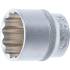 Douille Longue 12 Pans 12,5 mm (1/2) - 20 mm - Acier Résistant - Prise Fiable et Durable, Cliquet 1/2 - D-Work