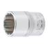 Douille Longue 12 Pans 12,5 mm (1/2 ) - 20 mm - Acier Résistant - Prise Fiable et Durable - BGS