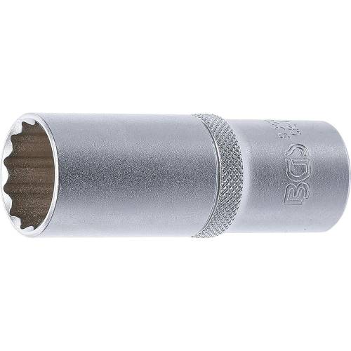 Douille pour Clé 12,5 mm (1/2 ) Longue 21 mm - Douze Pans - Précision et Durabilité - BGS