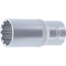 Douille pour Clé Douze Pans Longue 12,5 mm (1/2) - 27 mm - Acier Résistant - Précision et Durabilité - D-Work