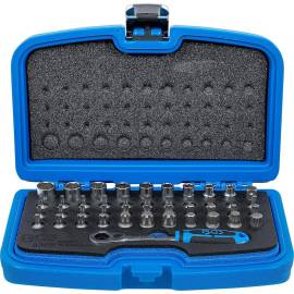 Jeu d'Embouts Traversantes et Douilles 44 pcs - Acier, Coffret Complet - Polyvalence et Praticité - D-Work