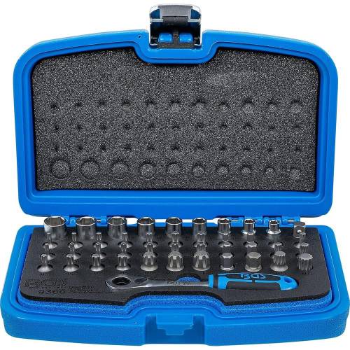 Jeu d’Embouts Traversantes et Douilles 44 pièces - Acier, Coffret Complet - Polyvalence et Praticité - BGS