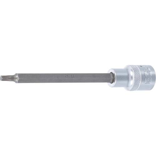 Douille à Embouts 140 mm - 12,5 mm (1/2), Profil Torx T25 - Précision et Robustesse, Acier, Zones Difficiles - D-Work