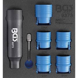 Insert de Servante d Atelier 1/6 - Jeu de Brosses Nettoyage Goujons et Boulons d Écrous de Roues - Précision et Efficacité - BGS