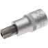 Douille à Embouts 200 mm - 12,5 mm (1/2), Profil Torx T25 - Précision et Robustesse, Acier, Zones Difficiles - D-Work