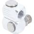 Connecteur Rotatif Pneumatique - 87 x 44 x 145 mm - Résistant et Flexible - D-Work