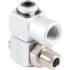 Connecteur Rotatif Pneumatique - 87x44x145 mm - Résistant et Flexible - - BGS