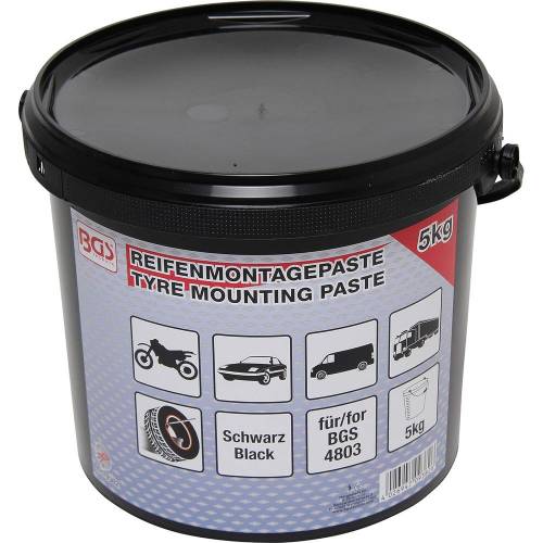 Graisse Crème de Montage de Pneus 5 kg - Noire, Haute Performance - Lubrification et Protection Optimales - D-Work