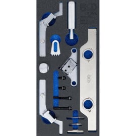 Insert de Servante d Atelier 1/3 - Coffret de Calage pour Opel, Saab, Chevrolet 2.0l/2.4l - Organisation et Protection - BGS