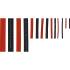 Assortiment de Gaines Rétractables 150 pcs - Rouges et Noires - Isolation et Protection Électrique - D-Work
