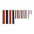 Assortiment de Gaines Rétractables 150 pcs - Rouges et Noires - Isolation et Protection Électrique - D-Work
