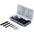 Assortiment de Gaines Rétractables 150 pièces - Rouges et Noires - Isolation et Protection Électrique - BGS