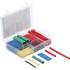 Assortiment de Gaines Rétractables 150 pièces - Rouges et Noires - Isolation et Protection Électrique - BGS