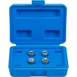 Douille Spéciale Étrier de Frein 12 mm - Lot de 4 pcs - Transmission Hexagone Mâle - Précision et Fiabilité - D-Work