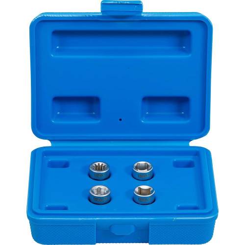 Douille Spéciale Étrier de Frein 12 mm - Lot de 4 Pièces - Transmission Hexagone Mâle - Précision et Fiabilité - BGS