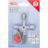 Clé Universelle Profi-Key - 14,4x9,5x1,9 cm - Acier, Polyvalente et Pratique - BGS