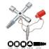 Clé Universelle Profi-Key - 14,4x9,5x1,9 cm - Acier, Polyvalente et Pratique - BGS