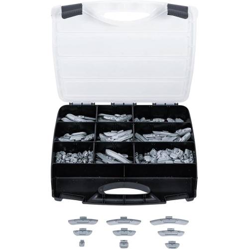 Assortiment de Poids d’Équilibrage 320 Pièces - Acier, Précision et Durabilité - BGS