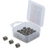Inserts Taraudés M8 x 1,0 - Lot de 25 pcs - Acier Résistant - Fixation Fiable et Durable, Plastique - D-Work