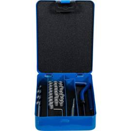Kit de Réparation de Filets M8 x 1,0 mm - 29 Pièces - Réparation Précise et Durable - BGS