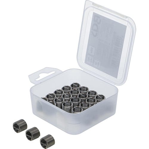 Inserts Taraudés M10 x 1,25 - Lot de 25 pcs - Acier Résistant - Fixation Fiable et Durable - D-Work