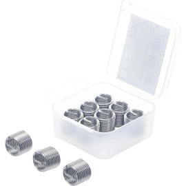 Inserts Taraudés M12 x 1,5 mm - Lot de 10 pièces - Acier Résistant - Fixation Fiable et Durable - BGS