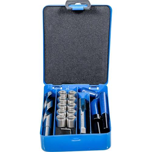 Kit de Réparation de Filets M14 x 1,5 mm - 14 Pièces - Réparation Précise et Durable - - BGS