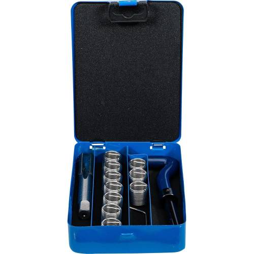 Kit de Réparation de Filets M16 x 1,5 mm - 12 Pièces - Acier Résistant - Réparation Fiable et Durable - BGS