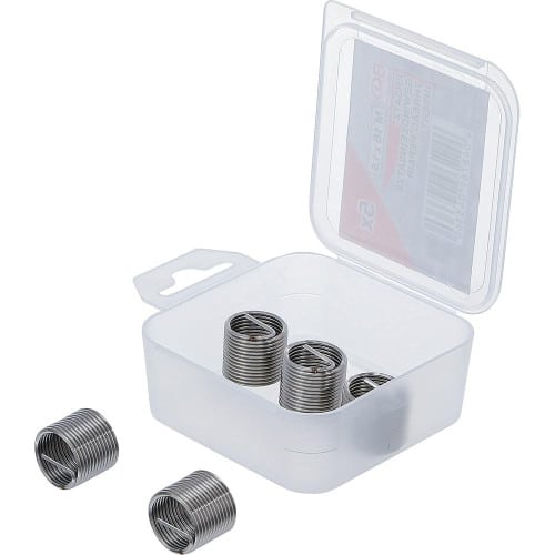 Inserts Taraudés M16 x 1,5 mm - Lot de 5 pcs - Acier Résistant - Fixation Fiable et Durable, Plastique - D-Work