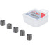 Inserts Taraudés M16 x 1,5 mm - Lot de 5 pcs - Acier Résistant - Fixation Fiable et Durable, Plastique - D-Work