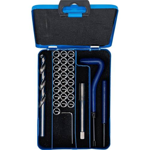 Kit de Réparation de Filets M9 x 1,25 mm - 30 pcs - Réparation Précise et Durable, Acier, Pro - D-Work