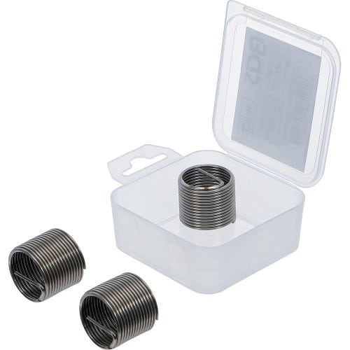 Inserts Taraudés M24 x 2,0 mm - Lot de 3 pcs - Acier Résistant - Fixation Fiable et Durable, Plastique - D-Work