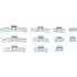 Assortiment de Poids d'Équilibrage 36 pcs - Métal, Précis et Durable - D-Work