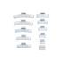 Assortiment de Poids d'Équilibrage 36 pcs - Métal, Précis et Durable - D-Work