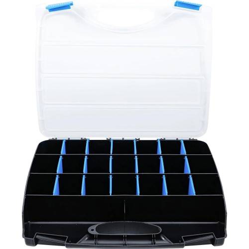 Valise Vide en Plastique 31,6 x 7,4 x 38 cm - Léger et Résistant - Pro - D-Work