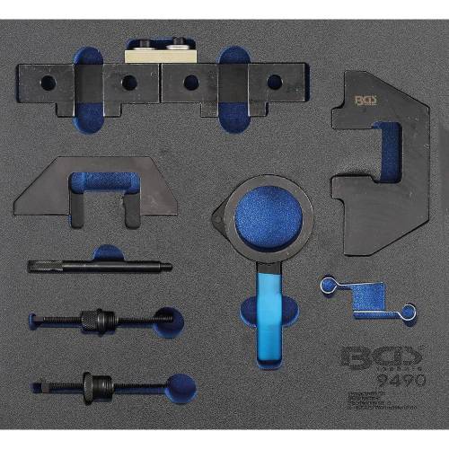 Insert de Servante d’Atelier 2/3 Coffret de Calage - Pour BMW M42, M43, M50, M52, M60, M51 - Organisation et Protection Ou - BGS