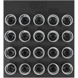 Insert de Servante d Atelier 1/6 - Jeu 20 pcs Outils Écrous Antivol Audi - Résistance et Précision - D-Work