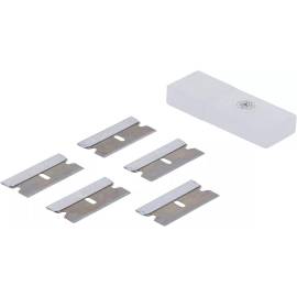 Lames de Grattoir 5 Pièces - Compatible Art. 85816 - Acier Résistant - Remplacement Pratique - BGS