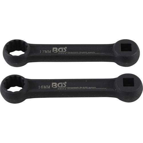 Jeu de Clés Polygonales pour Palier Moteur Mercedes-Benz - 2 Pièces - Acier Résistant - Entretien et Réparation Faciles - BGS