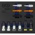 Insert de Servante d Atelier 1/6 - Assortiment 12 Bouchons Tuyaux Diesel et Essence - - Protection et Étanchéité - BGS