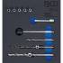 Insert de Servante d Atelier 1/6 - Kit Réparation Filetages, 10 pcs - Fixation Vis Injecteur, Acier - D-Work