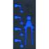 Insert de Servante d’Atelier 1/3 Vide - 19,3x3,7x40,4 cm - Compatible Art. 9533 - Organisation et Rangement Pratique - BGS