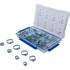 Assortiment de 80 Colliers de Tuyau Flexible - Acier Inoxydable - Fixation Solide et Durable - BGS