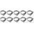 Assortiment de 80 Colliers de Tuyau Flexible - Acier Inoxydable - Fixation Solide et Durable, 80 pcs - D-Work