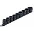Douilles à Choc Six Pans Extra Plates 12,5 mm (1/2 ) 13-24 mm - 9 Pièces - Acier Résistant - Usage Professionnel - BGS