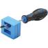 Magnétiseur/Démagnétiseur - 83 x 34 x 142 mm - Outil Métallique Pratique - Aimantation et Démagnétisation Faciles - D-Work