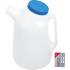 Broc à Bec Verseur Flexible 6L - Plastique Résistant, Couvercle Inclus - Pratique et Ergonomique - BGS