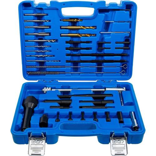 Jeu d Extraction de Bougies de Préchauffage M8 et M10 - 41 Pièces - Réparation de Filetages - - BGS