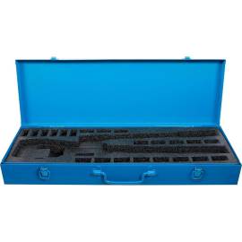 Caisse à Outils Métallique Vide - 61,5x21,5x9,8 cm - Robuste et Spacieuse - BGS